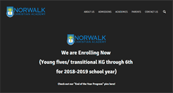 Desktop Screenshot of norwalkchristian.org